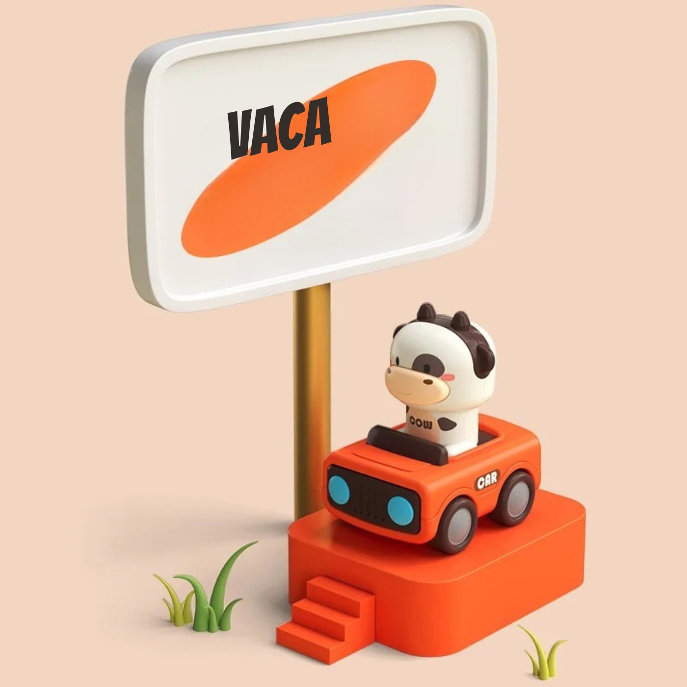 Carrinhos Animais Divertidos - Pressione e Vá