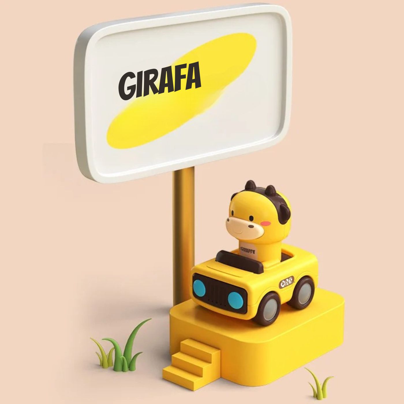 Carrinhos Animais Divertidos - Pressione e Vá