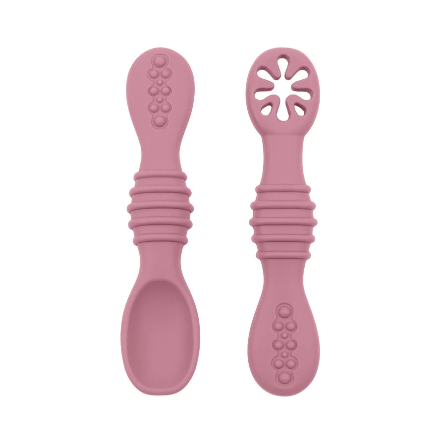 Conjunto de Colheres de Silicone para Bebês
