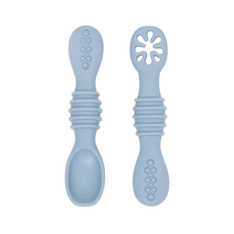 Conjunto de Colheres de Silicone para Bebês