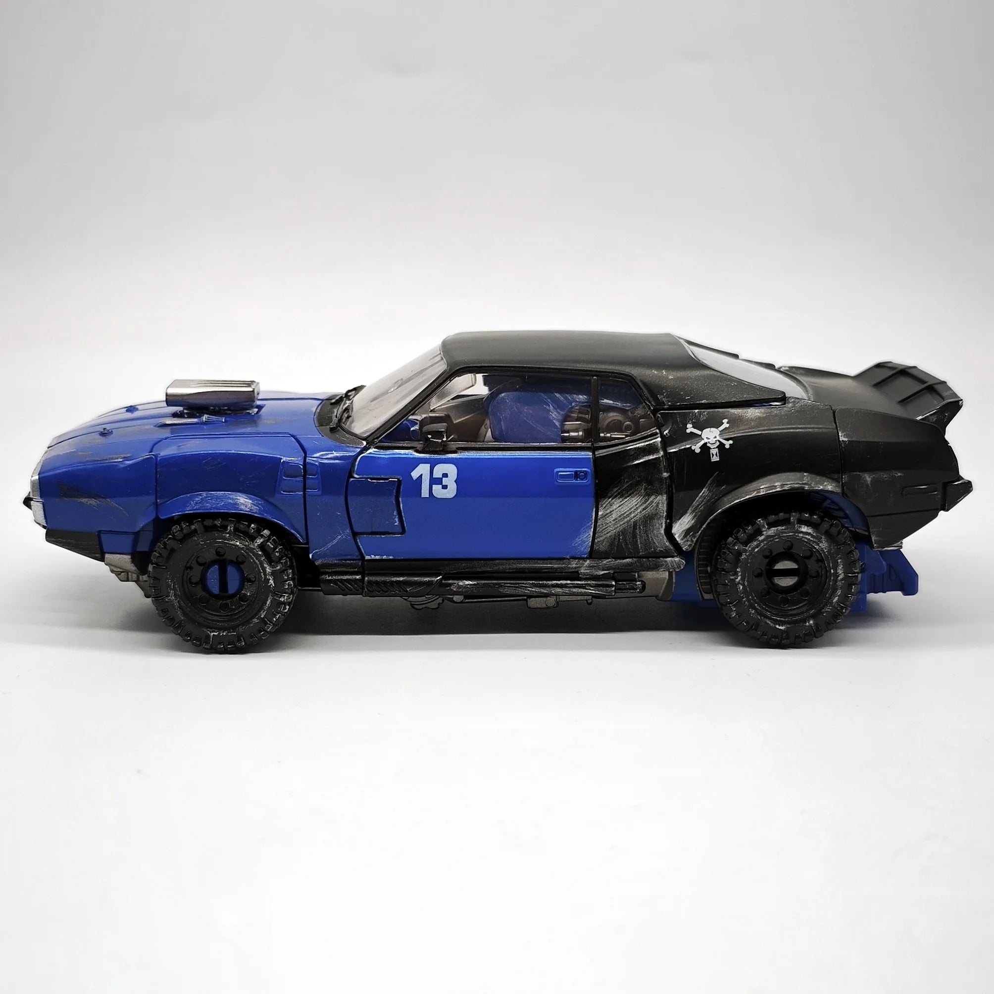 Boneco de Ação Transformável Guerreiro Azul