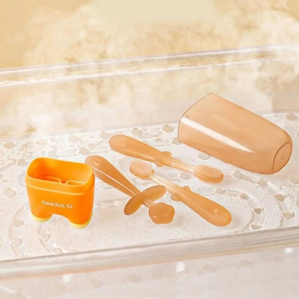 Escova de Dentes Infantil de Silicone - Conforto e Cuidado