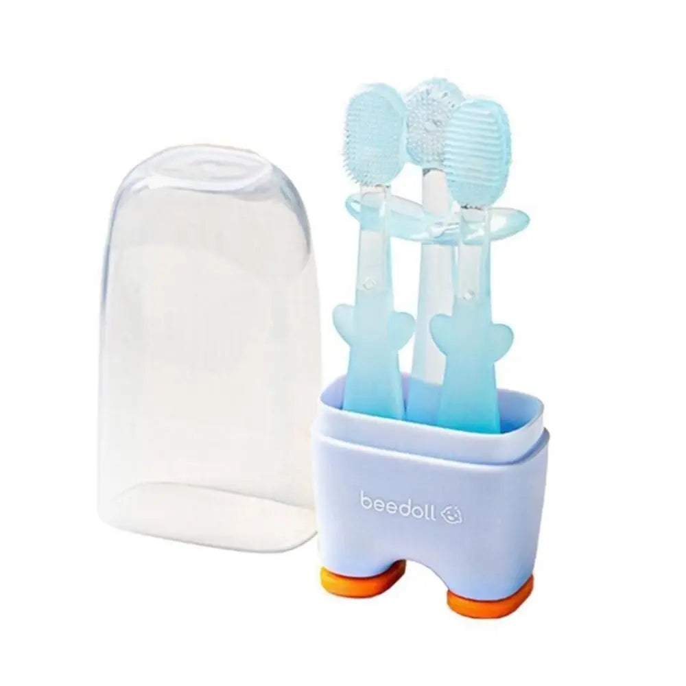 Escova de Dentes Infantil de Silicone - Conforto e Cuidado