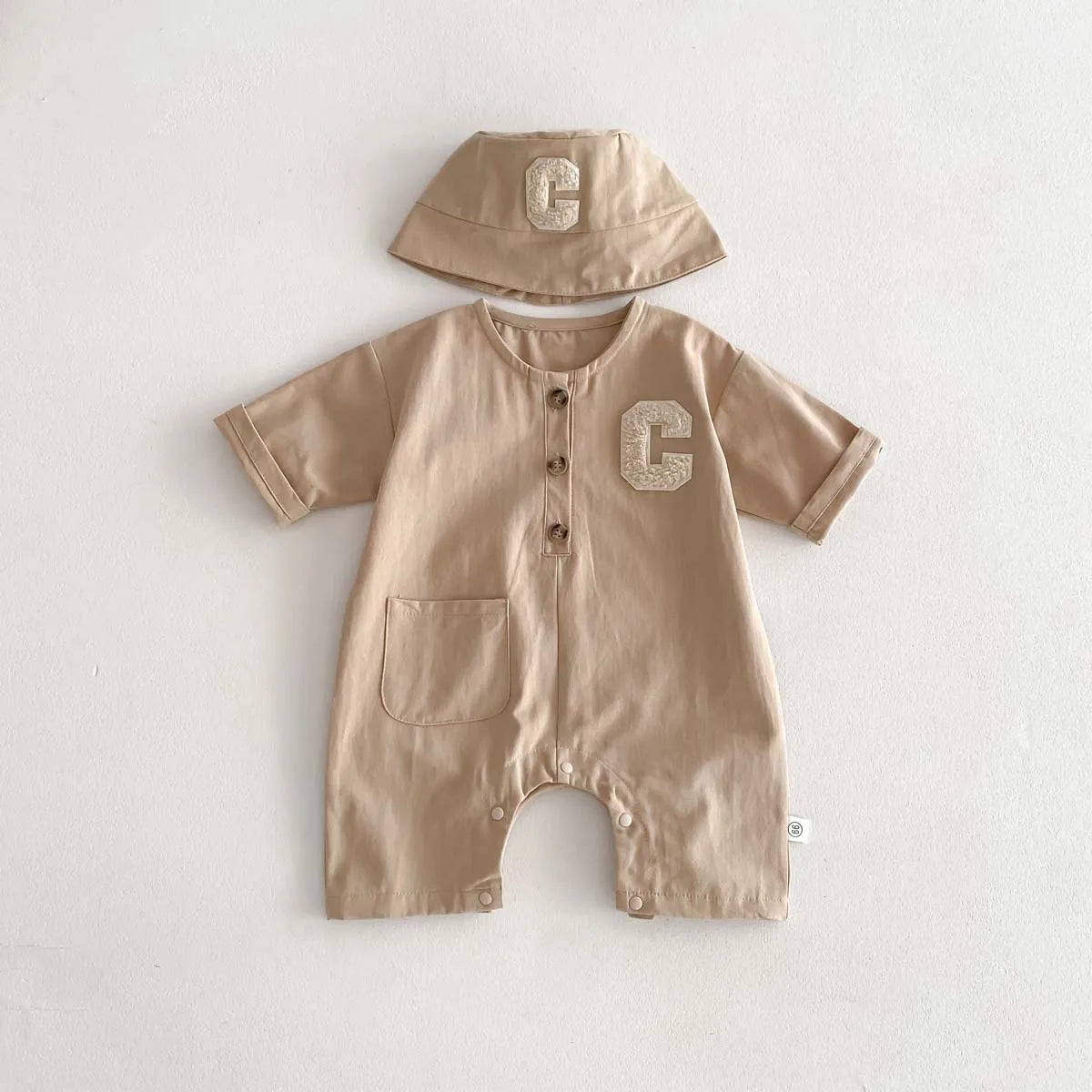 Macacão Infantil com Chapéu - Conforto e Estilo para o Verão