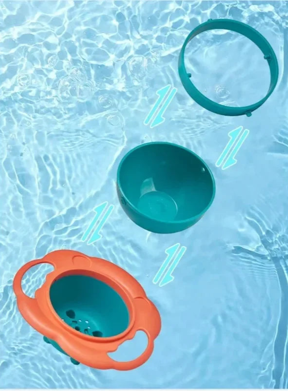 Prato Infantil Giratório 360° Anti-Derramamento