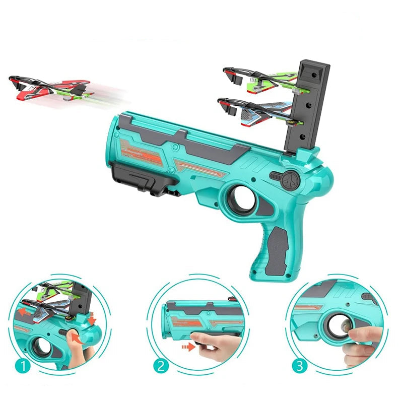 Lançador de Aviões para Crianças - Diversão ao Ar Livre