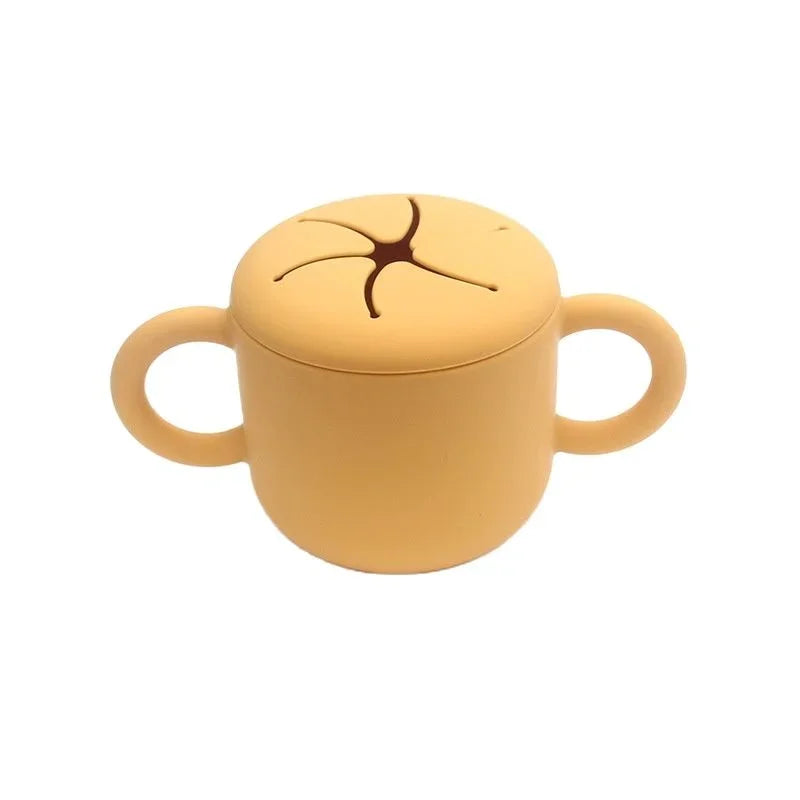 Copo de Silicone Infantil com Alças - Aprendizado Seguro