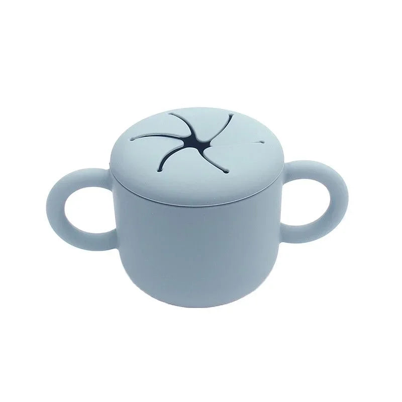 Copo de Silicone Infantil com Alças - Aprendizado Seguro