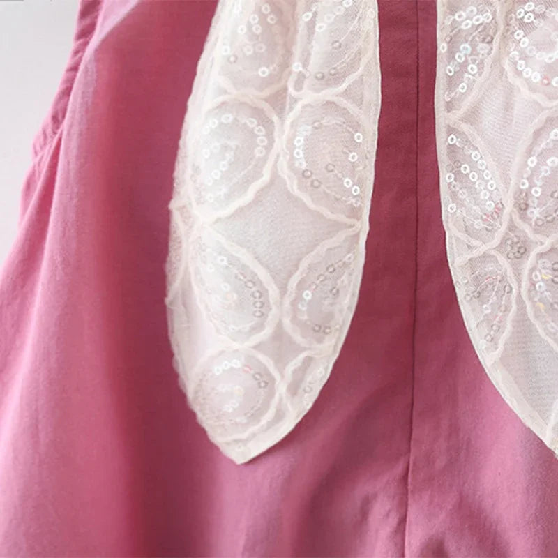 Vestidos de Criança, Vestido Rosa Bebe, Vestido Para Bebe, Vestido Infantil, vestido bebê, Vestido Bebe Menina, Verão, Roupas Bebe Menina, Roupa de Bebê Menina, Lantejoulas, Coelhinho, Bebe Roupa, Algodão, Vestido de Criança, Vestido Para Criança, Vestido Criança, Vestido Menina Loja Pitiquinho