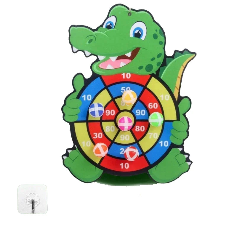 Jogo de Dardos Educativo Infantil com Bolas Adesivas
