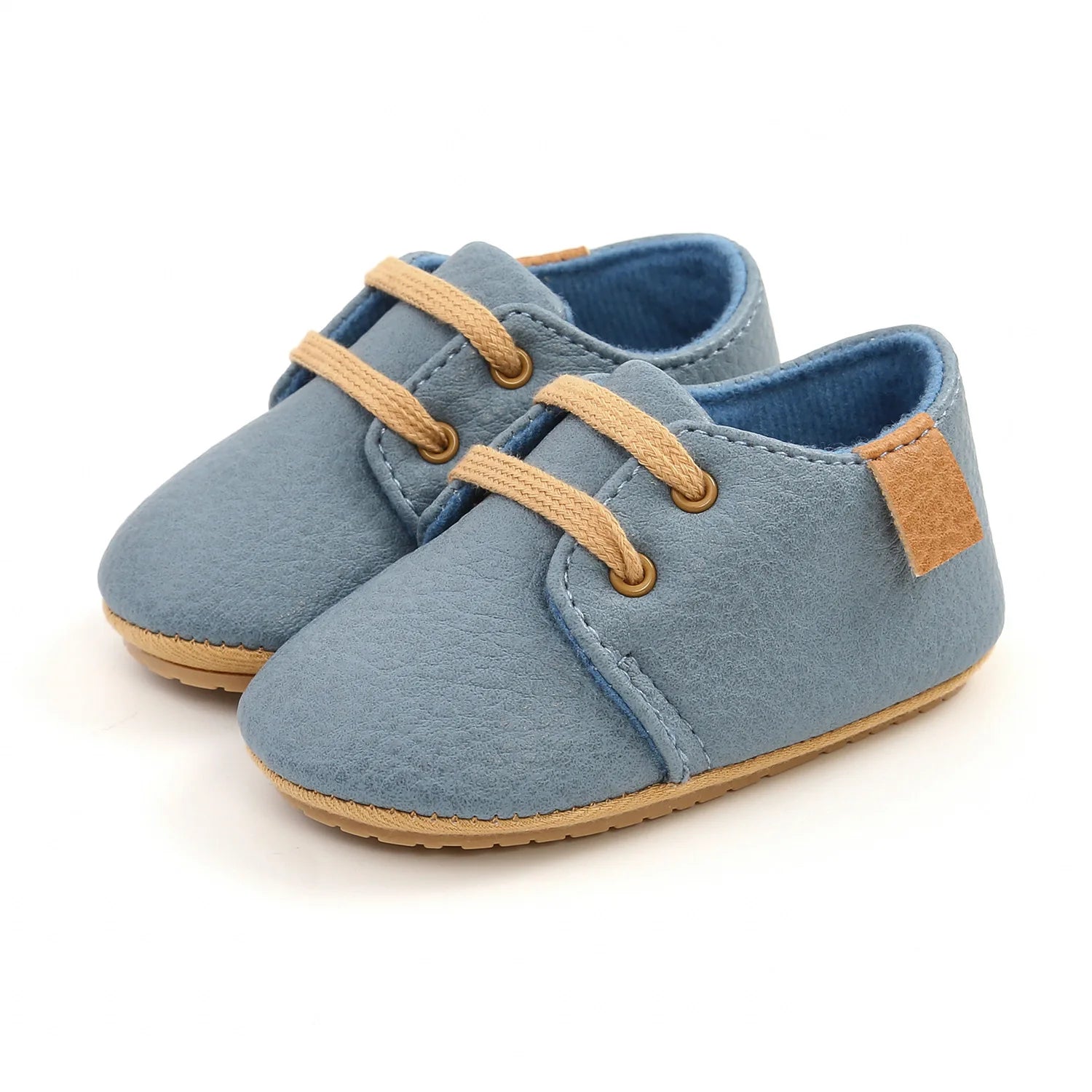 Mocassins Antiderrapantes para Bebês - Estilo Retrô