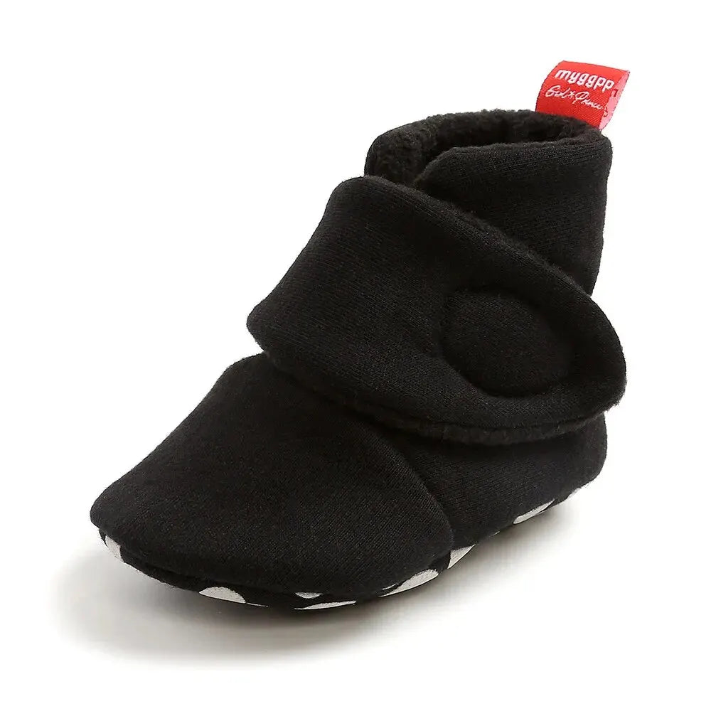 Botas Antiderrapantes de Algodão para Bebês