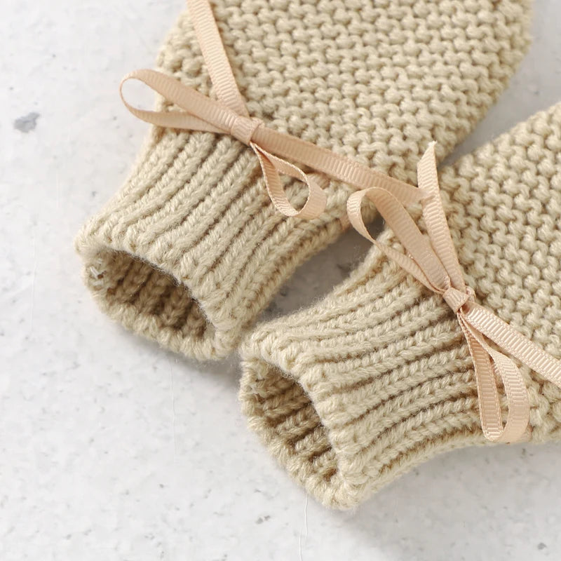 Sapatos de bebê moda cor sólida malha recém-nascido infantil meninos meninas borboleta-nó botas sola macia crianças primeiro walker calçado