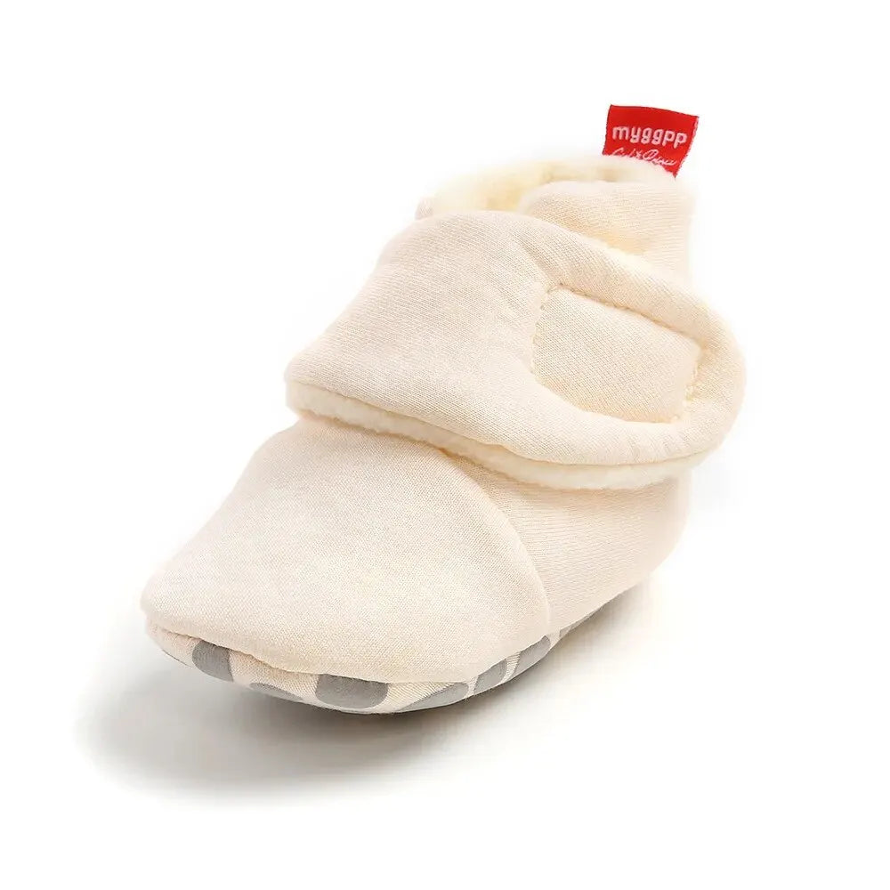 Botas Antiderrapantes de Algodão para Bebês