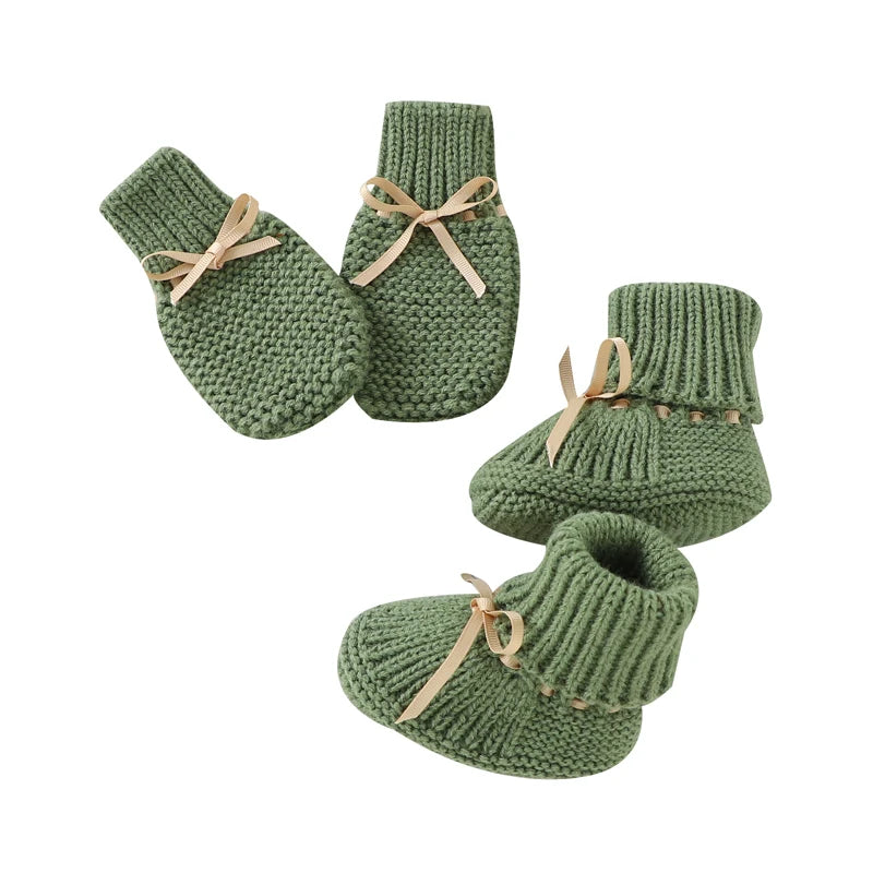 Sapatos de bebê moda cor sólida malha recém-nascido infantil meninos meninas borboleta-nó botas sola macia crianças primeiro walker calçado