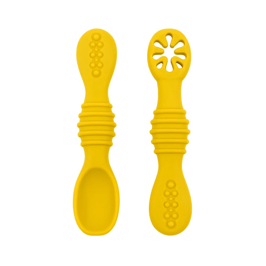 Conjunto de Colheres de Silicone para Bebês