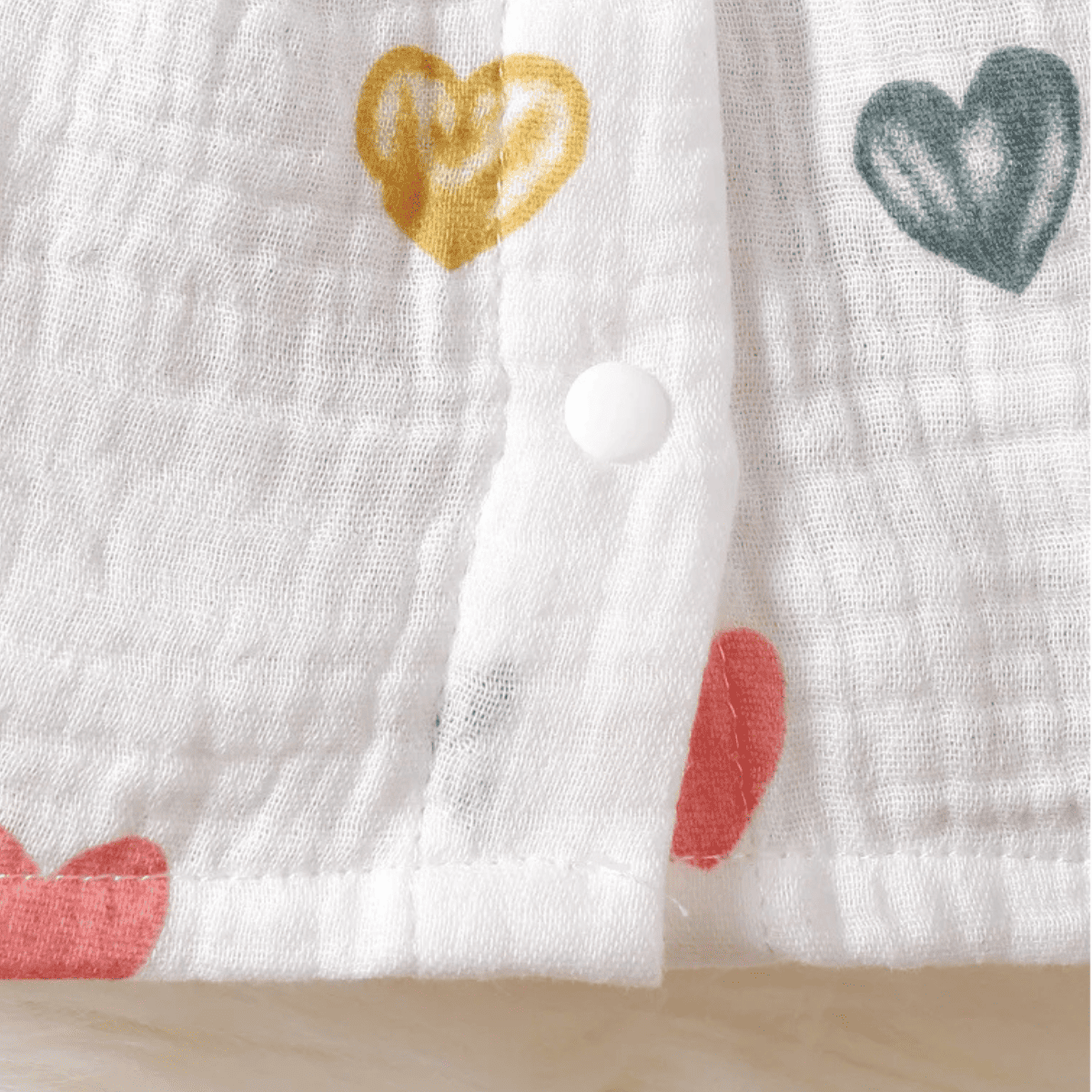 Conjunto Infantil Corações - 3 Peças