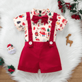 Conjunto de Bebê Macacão Polo Natal