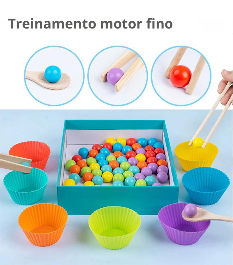 Brinquedo Educativo Multifuncional Montessori