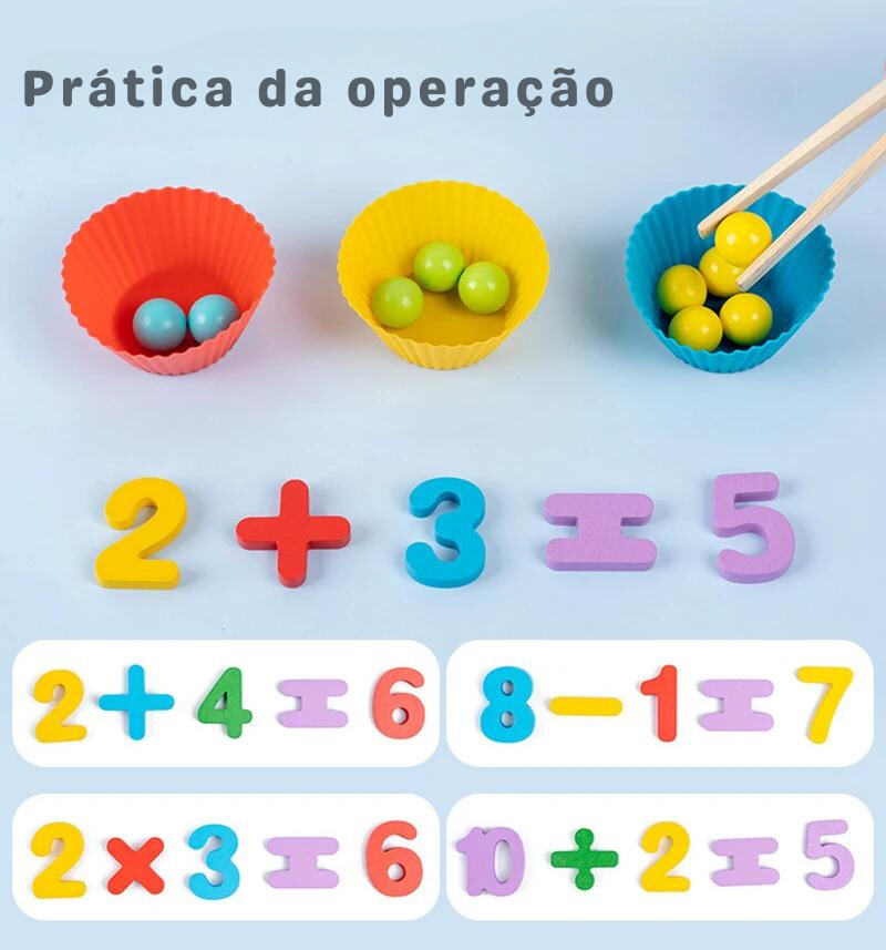 Brinquedo Educativo Multifuncional Montessori