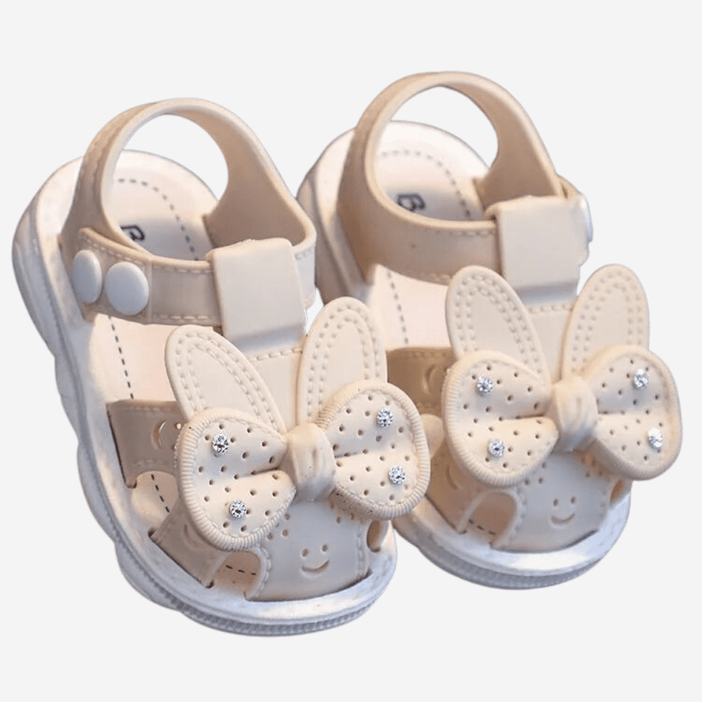 Sandália Infantil Feminina Laço Strass