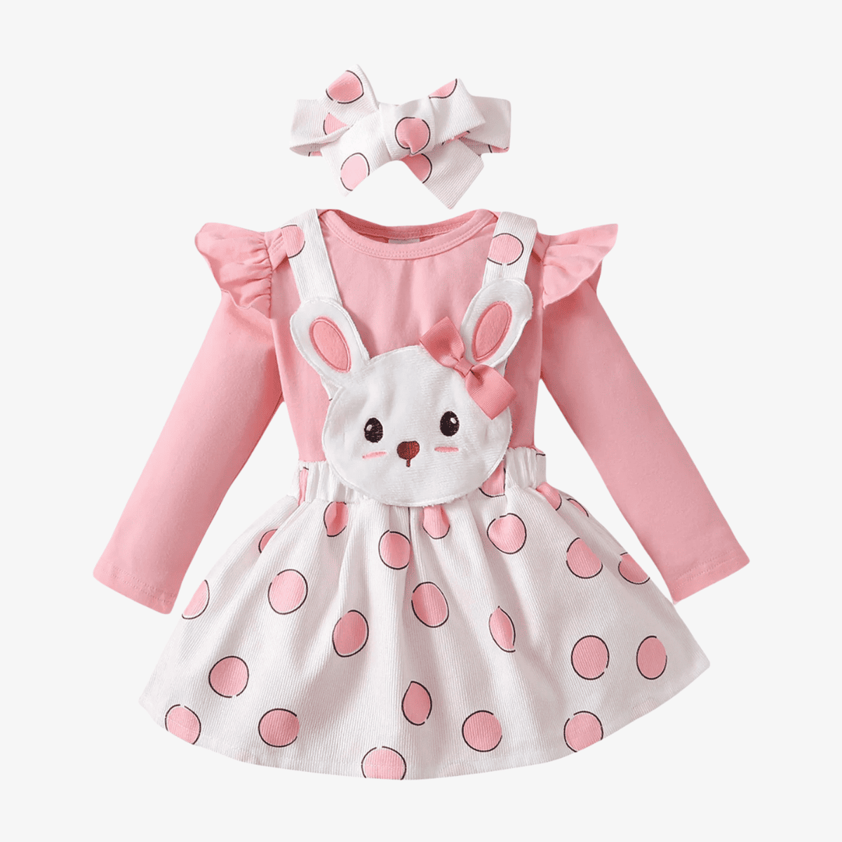 Conjunto Infantil Coelhinho Encantador 3 Peças