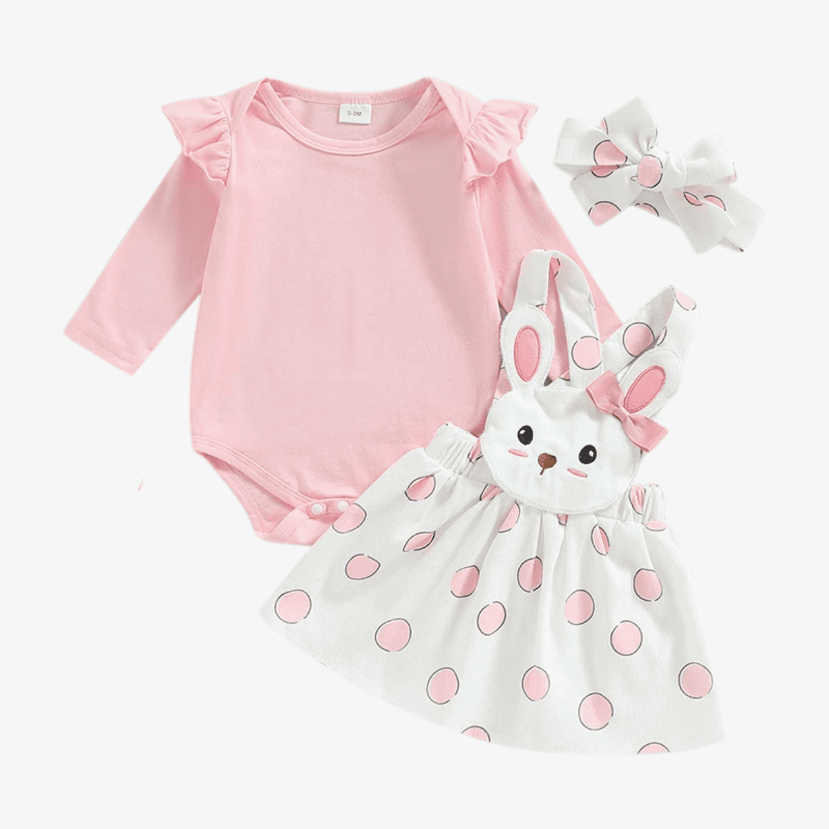 Conjunto Infantil Coelhinho Encantador 3 Peças